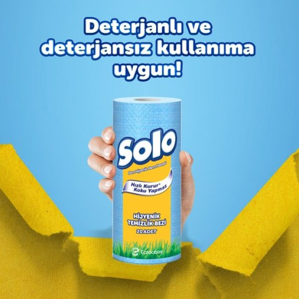 Solo Kağıt Bez 20li Hijyenik Temizlik Bezi - 4