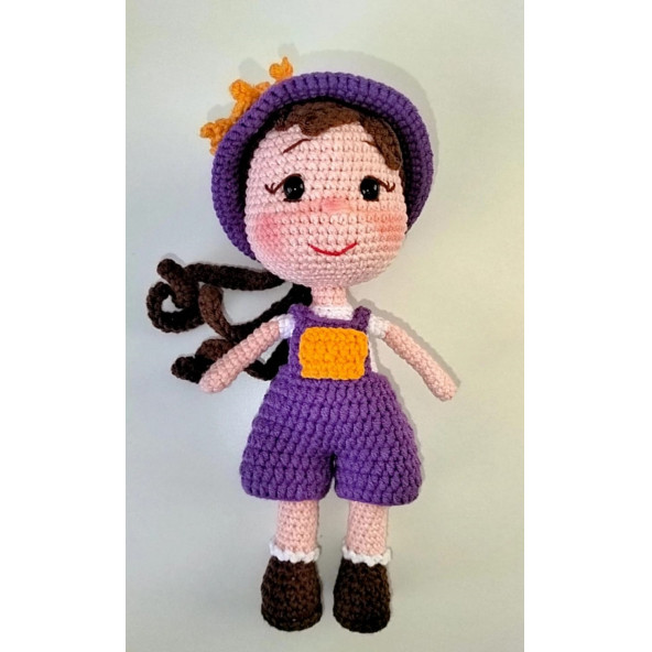 Minyatür Nelly Bebek Amigurumi Organik Oyuncak ürün görseli 1