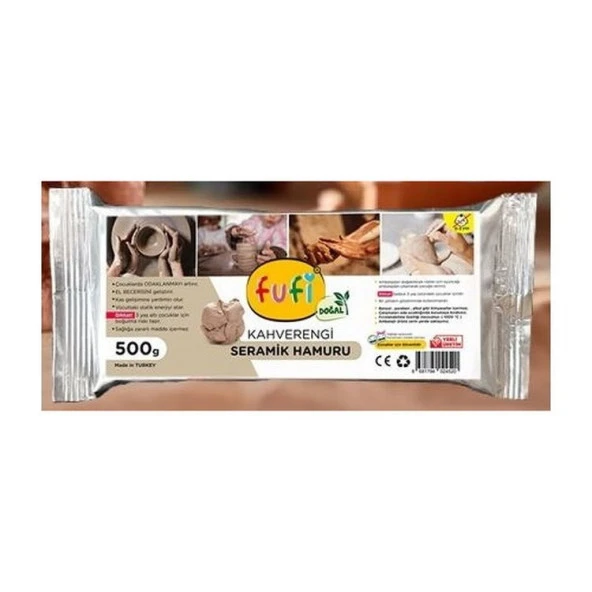 Fufi Seramik Hamuru Kahverengi 500 gr