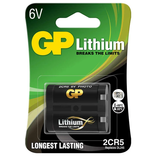 GP 2CR5 / DL245 6V Lityum Pil - 1