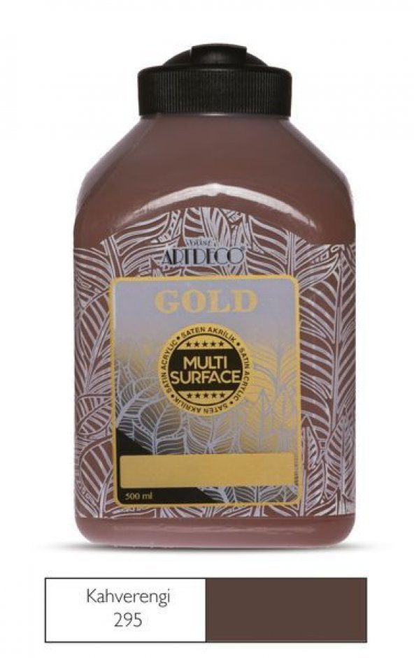 Artdeco Gold Multi Surface Akrilik Boya 500 ml. 295 KAHVERENGİ