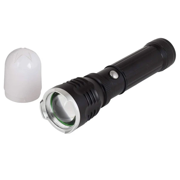 Police PS-22 CREE LED Zoom Mıknatıslı Şarjlı El Feneri - Resim 2