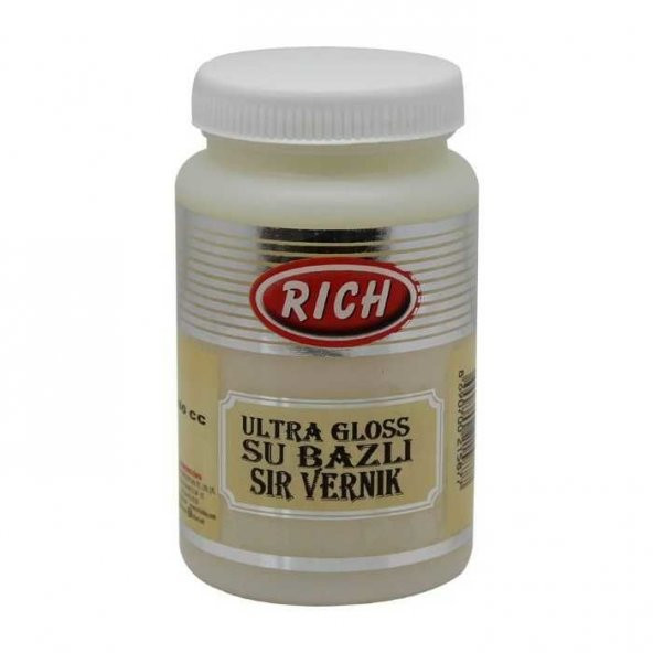 Rich Ultra Gloss Su Bazlı Sır Vernik 250 cc.