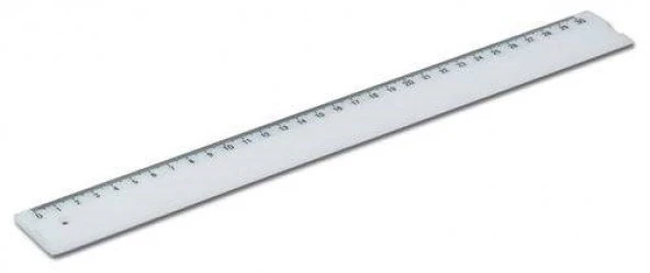 Hatas Plastik Cetvel 30 cm.