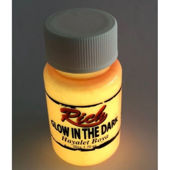 Rich Karanlıkta Parlayan (Glow In The Dark) Hayalet Boya TURUNCU