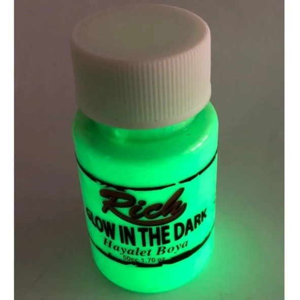 Rich Karanlıkta Parlayan (Glow In The Dark) Hayalet Boya YEŞİL
