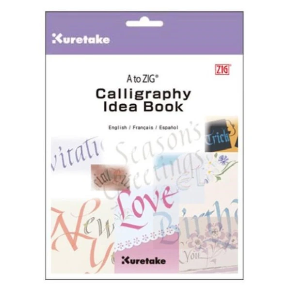 A to Zig Calligraphy Idea Book Kaligrafi Eğitim Kitapçığı