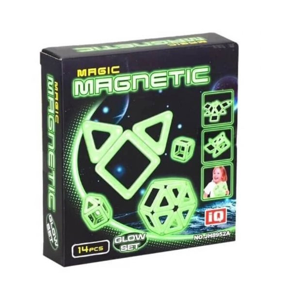 Magic Magnetic 14 Parça Gece Barlayan Mıknatıslı Şekiller
