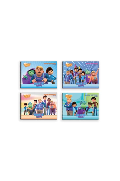 Gıpta Rafadan Tayfa 17x24cm 15yp Spiralli Resim Defteri ürün görseli