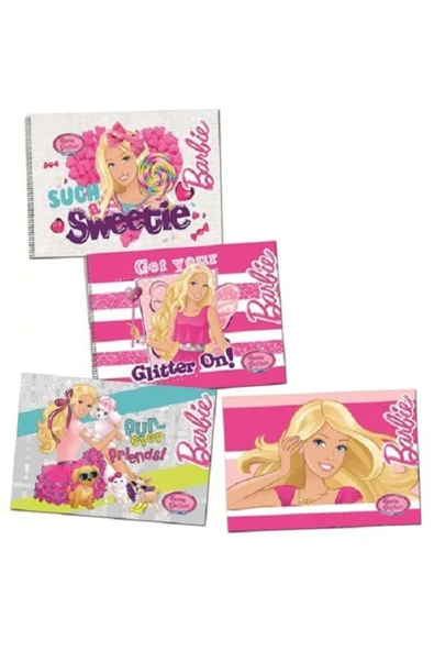 Gıpta Barbie 17x24cm 15yp Spiralli Resim Defteri
