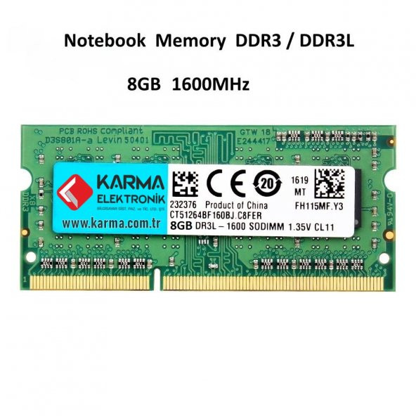 Asus X551M Notebook uyumlu 8GB Ram Bellek - 2