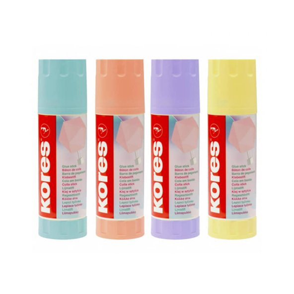 Kores Pastel Renk Stick Yapıştırıcı 40 gr 1 Adet