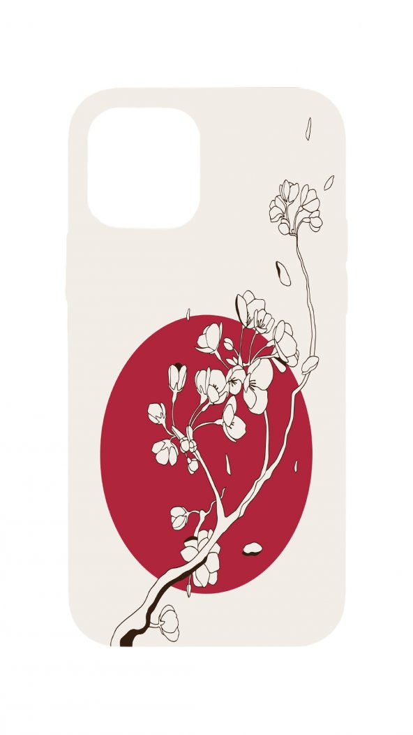İllustration Cherry Petals Cases Apple iPhone 13 Mini
