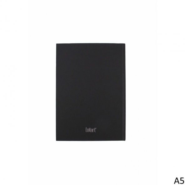 Lutart Sketchbook Sert Kapak 100 gr. 100 Sayfa A5 Siyah