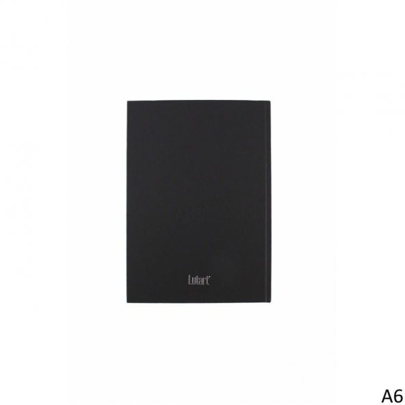 Lutart Sketchbook Sert Kapak 100 gr. 100 Sayfa A6 Siyah