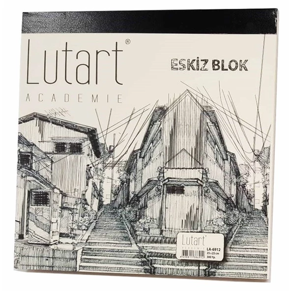 Lutart Jumbo Eskiz Blok 60 gr. 25x25 cm. 300 yp.
