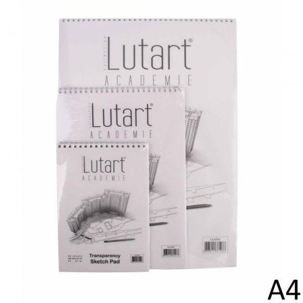 Lutart Transparency Sketch Pad Aydınger Bloğu A4 30 Sayfa ürün görseli 1