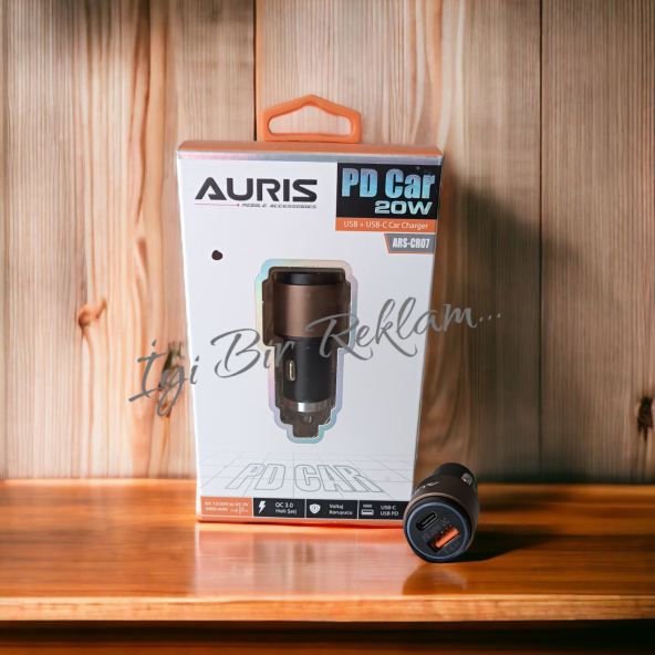 Auris 20W Usb ve Usb C Araç Şarjı