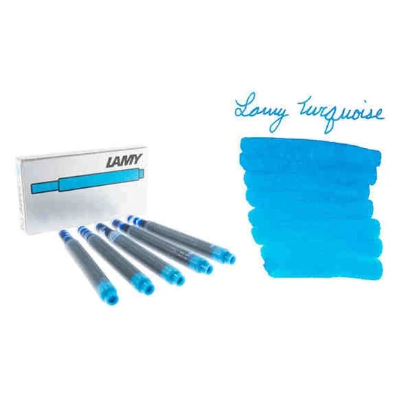 LAMY T10 Mürekkep Kartuşu 5li Kutu TURKUAZ