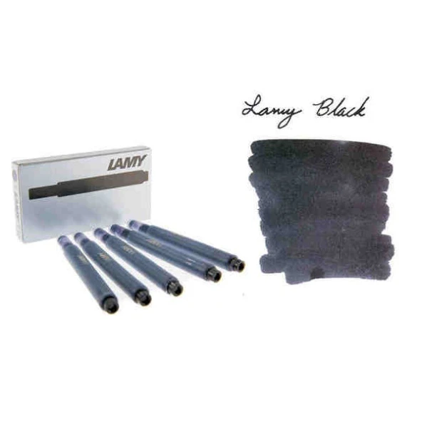 LAMY T10 Mürekkep Kartuşu 5li Kutu SİYAH