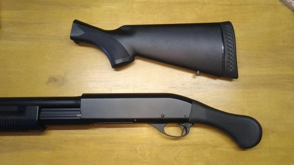 Cyma Remington M870 Tri-Shot Airsoft Shotgun Raptor Kavrama Plastik Aparat
