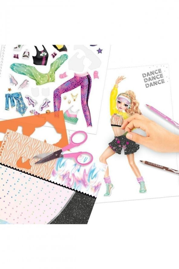 Top Model Boyama Kitabı Dance - 4