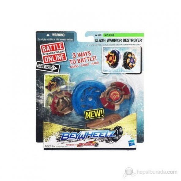 Beyblade Beywheelz Başlangıç Paketi Wheelz Slash Warrior Destroyer 7362