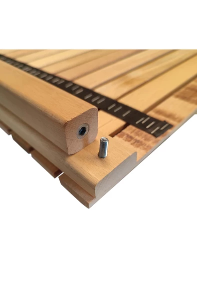 Exent Ahşap, balkon bahçe plaj piknik sehpası, mini masa-60x60 yükseklik: 50 cm - 5