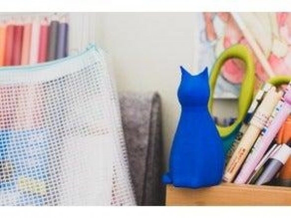 Lucy Kedi Biblo Dekoratif Hediyelik Süs Eşyası Maket Hediyelik - 1