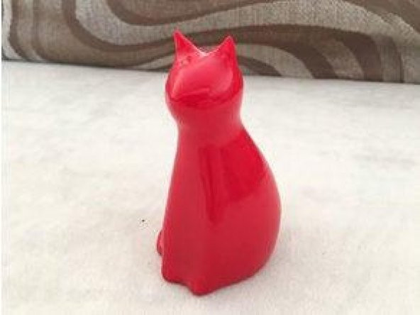 Lucy Kedi Biblo Dekoratif Hediyelik Süs Eşyası Maket Hediyelik - 8