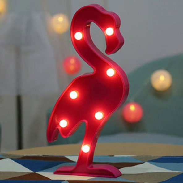 Flamingo Dekoratif Led Gece Lambası