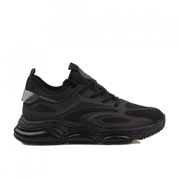 Pierre Cardin Siyah Cloud Erkek Kalın Taban Sneaker