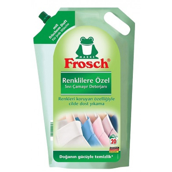 Frosch Çamaşır Deterjanı Renkliler 1.8 Litre