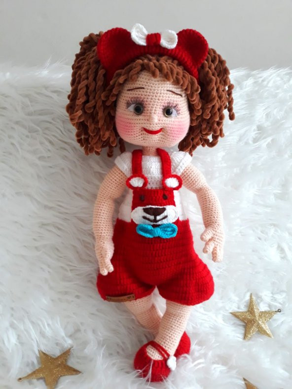 Ayşe Bebek Amigurumi Organik Oyuncak ürün görseli 1