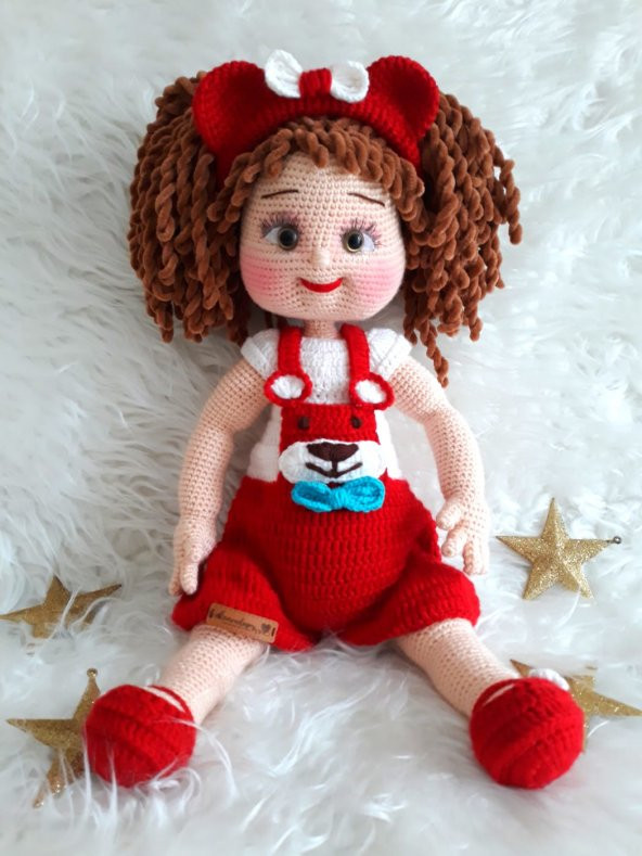 Ayşe Bebek Amigurumi Organik Oyuncak - Resim 2