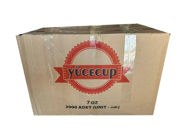 Dağyüce Kağıt Karton Bardak Tek Kullanımlık Çay Kahve Bardağı - 7 Oz - 3000 Adet / Koli