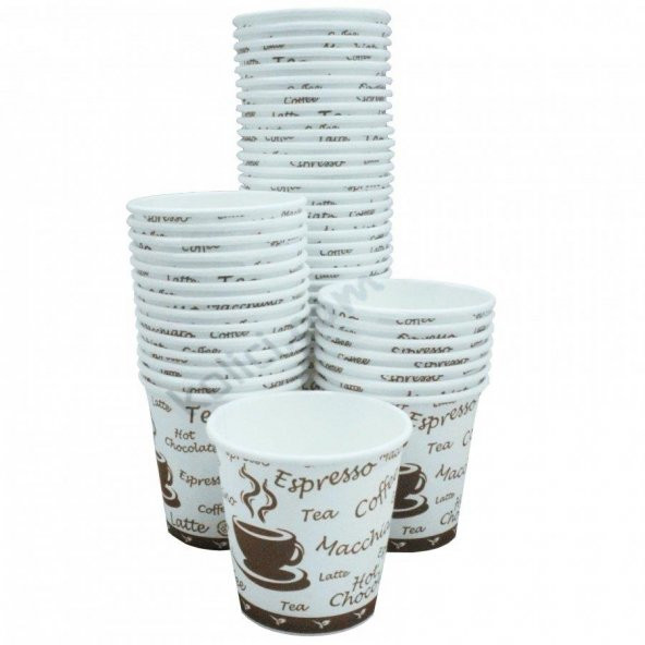 Dağyüce Kağıt Karton Bardak Tek Kullanımlık Çay Kahve Bardağı - 6.5 Oz - 3000 Adet / Koli - 3