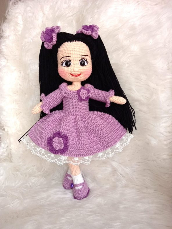Ahuela Bebek Amigurumi Organik Oyuncak - 3