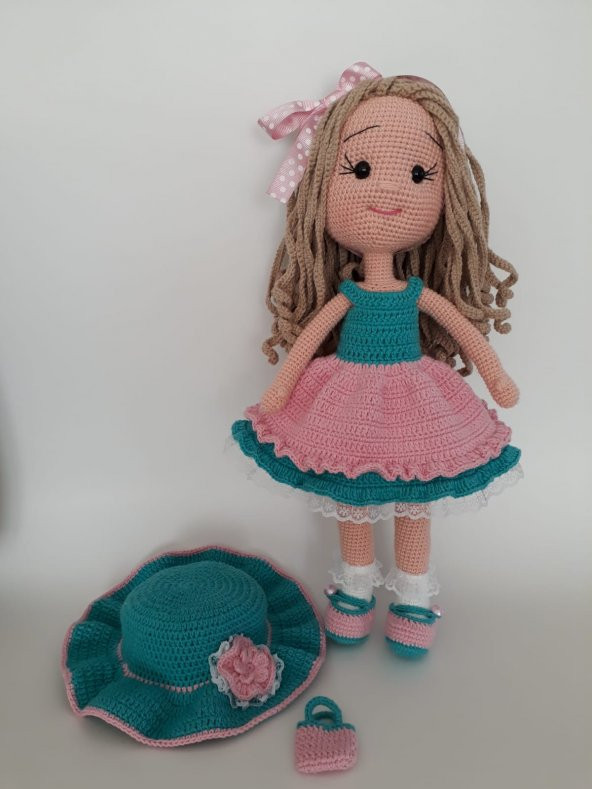 Melek Bebek Amigurumi Organik Oyuncak - 6