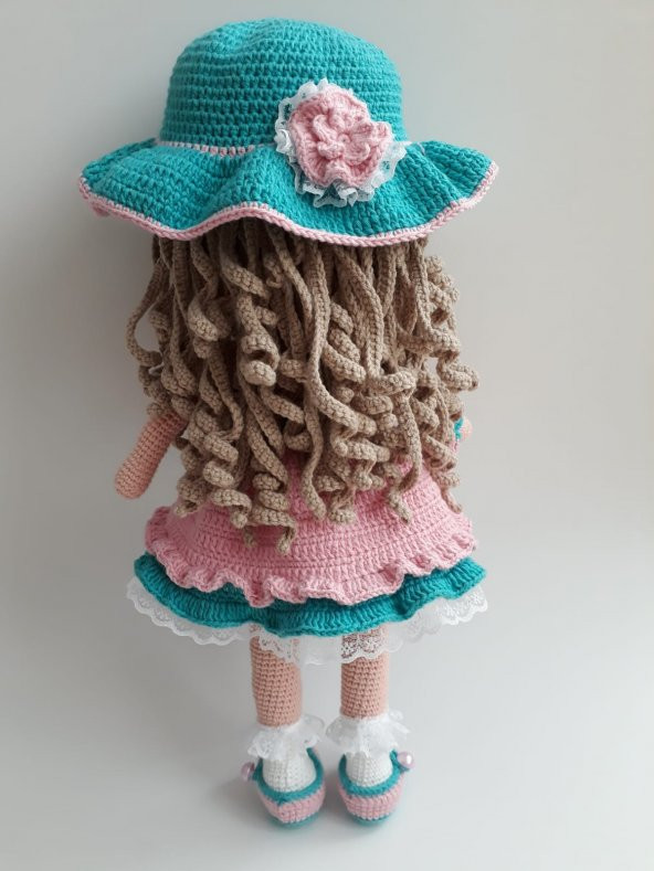 Melek Bebek Amigurumi Organik Oyuncak - 8