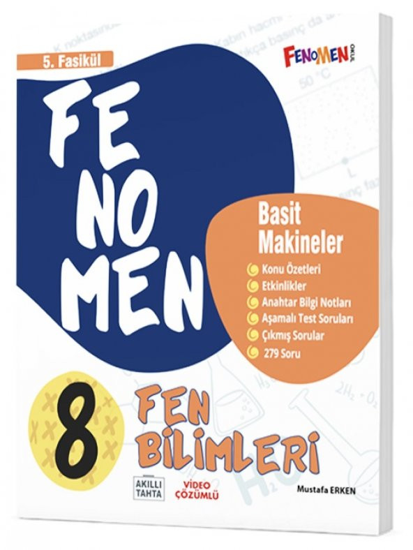Fenomen Okul 8. Sınıf Fen Bilimleri 5. Fasikül Basit Makineler 2023