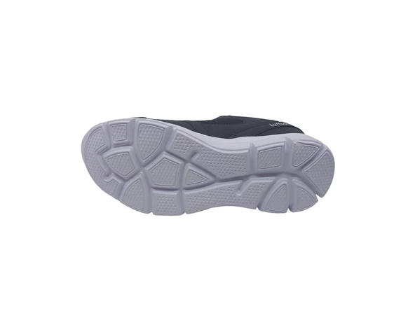 Lutton 2510 Unisex Siyah Bağcıklı File Koşu Ve Günlük Kullanım Spor Ayakkabı - Resim 5