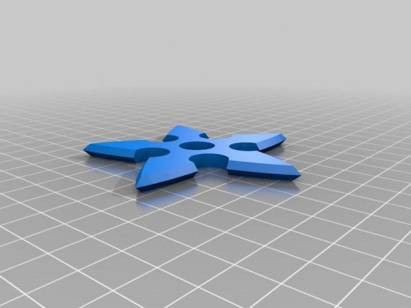 Ninja Yıldızı Shuriken Biblo Dekoratif Hediyelik Süs Eşyası Maket - 2