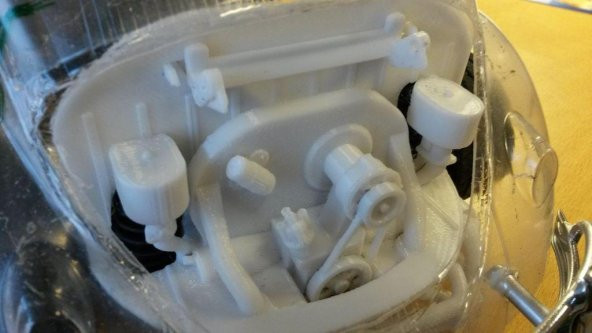 Arka Motorlu Fonksiyonel Yapmak İçin Ayrılabilir Menteşe Parçası Plastik Aparat - 2