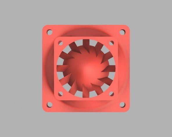 Aerodinamik 60Mm Fan 40Mm Montaj Adaptörüne (Ev Fan Kanalı İle Kullanıldığında Yardımcı) Plastik Aparat - 2