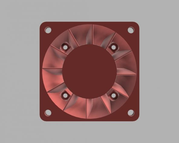 Aerodinamik 60Mm Fan 40Mm Montaj Adaptörüne (Ev Fan Kanalı İle Kullanıldığında Yardımcı) Plastik Aparat - 5