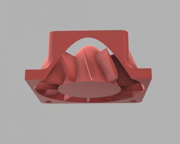 Aerodinamik 60Mm Fan 40Mm Montaj Adaptörüne (Ev Fan Kanalı İle Kullanıldığında Yardımcı) Plastik Aparat - 6
