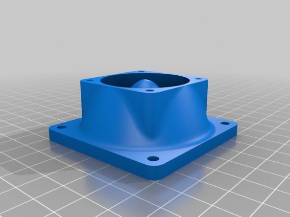Aerodinamik 60Mm Fan 40Mm Montaj Adaptörüne (Ev Fan Kanalı İle Kullanıldığında Yardımcı) Plastik Aparat - 7