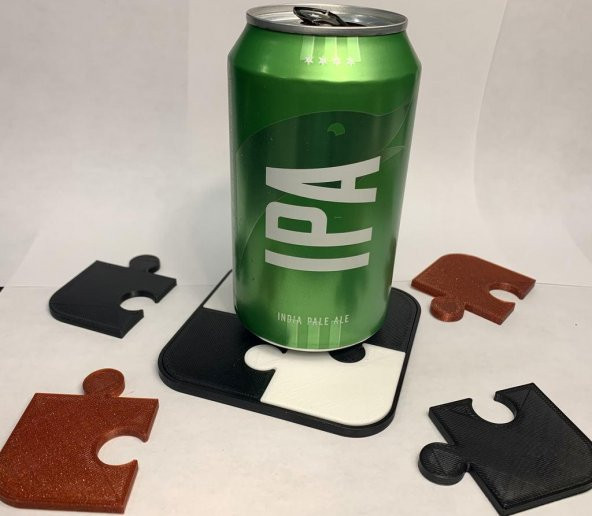 Kerry Nin Koaster Jigsaw Puzzle Fidget Coaster Plastik Aparat