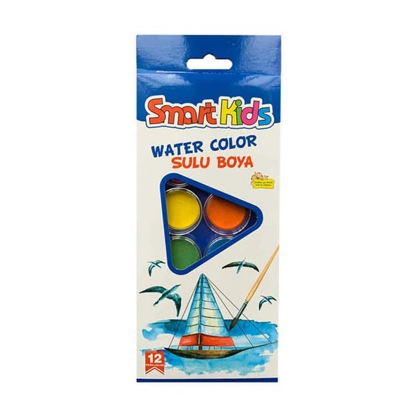 Smart Kids Sulu Boya 12 Renk